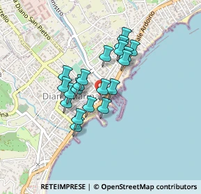Mappa Via Andrea Doria, 18013 Diano Marina IM, Italia (0.326)