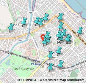 Mappa Via Montefeltro, 61121 Vallefoglia PU, Italia (0.469)