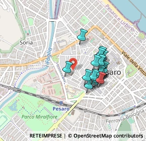 Mappa Via Montefeltro, 61121 Vallefoglia PU, Italia (0.347)