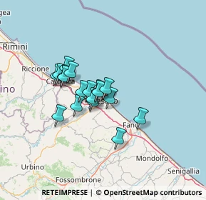 Mappa Via Cortirola, 61121 Pesaro PU, Italia (9.63722)