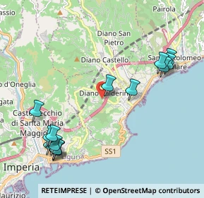 Mappa Via Cà Sottane, 18013 Diano Marina IM, Italia (2.51)