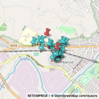 Mappa Via Sabotino, 61121 Pesaro PU, Italia (0.25)