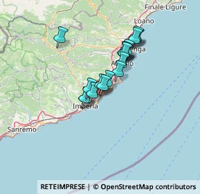 Mappa C. Garibaldi, 18013 Diano Marina IM, Italia (10.01889)