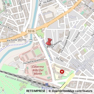 Mappa Via Belvedere, 56, 61122 Pesaro, Pesaro e Urbino (Marche)