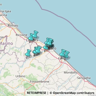 Mappa Via Salvo D'Acquisto, 61121 Pesaro PU, Italia (8.11357)