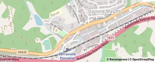 Mappa Serravalle Pistoiese