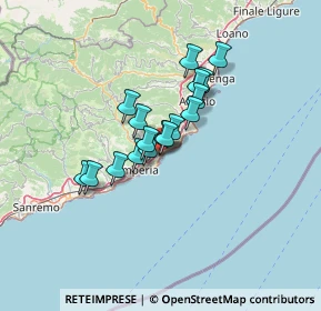 Mappa Via Genova, 18013 Diano Marina IM, Italia (9.10588)