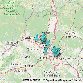 Mappa Via Martino di Maliseti, 59100 Prato PO, Italia (10.50636)