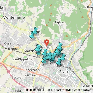 Mappa Via Martino di Maliseti, 59100 Prato PO, Italia (1.554)