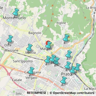Mappa Via Martino di Maliseti, 59100 Prato PO, Italia (2.49286)
