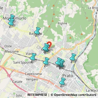 Mappa Via Martino di Maliseti, 59100 Prato PO, Italia (2.21)