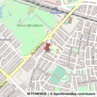 Mappa Via Antonio Cantore, 2, 61122 Pesaro, Pesaro e Urbino (Marche)