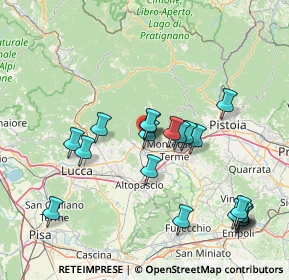 Mappa Borgo della Vittoria, 51017 Pescia PT, Italia (16.4295)