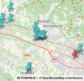 Mappa Via Selvaggia Vergiolesi, 51031 Agliana PT, Italia (4.56471)