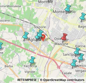 Mappa Via Selvaggia Vergiolesi, 51031 Agliana PT, Italia (2.86308)