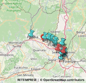 Mappa Via Michelangelo Buonarroti, 51031 Agliana PT, Italia (12.52)