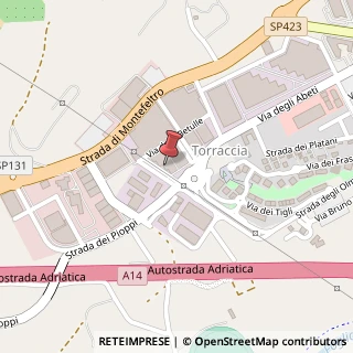 Mappa Via degli Abeti, 348, 61122 Pesaro, Pesaro e Urbino (Marche)