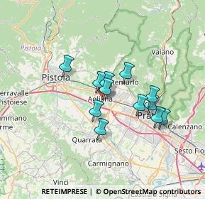 Mappa Via Magnino Magni, 51031 Agliana PT, Italia (5.31083)