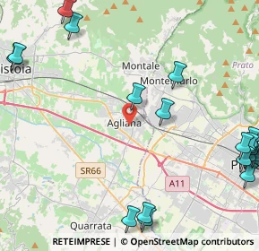Mappa Via Magnino Magni, 51031 Agliana PT, Italia (6.6095)