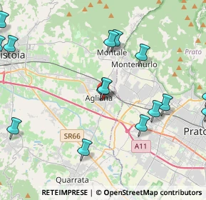 Mappa Via Magnino Magni, 51031 Agliana PT, Italia (5.32533)