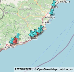 Mappa Via Pacetta, 18013 Diano Marina IM, Italia (16.92083)