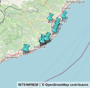 Mappa Via Pacetta, 18013 Diano Marina IM, Italia (8.92615)