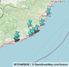 Mappa Via Pacetta, 18013 Diano Marina IM, Italia (11.9275)