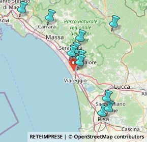 Mappa 55041 Viareggio LU, Italia (15.87364)