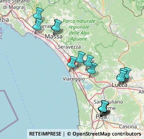 Mappa 55041 Viareggio LU, Italia (18.44765)