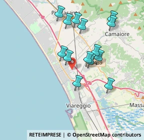 Mappa 55041 Viareggio LU, Italia (3.50929)