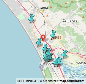 Mappa 55041 Viareggio LU, Italia (3.57692)