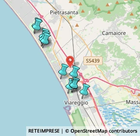 Mappa 55041 Viareggio LU, Italia (3.57167)