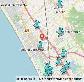 Mappa 55041 Viareggio LU, Italia (2.69909)