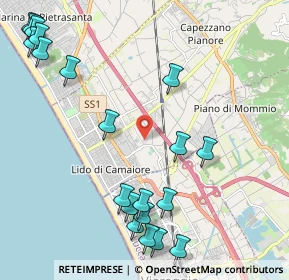 Mappa 55041 Viareggio LU, Italia (2.803)