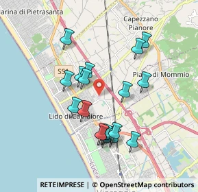 Mappa 55041 Viareggio LU, Italia (1.71222)