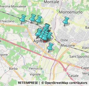 Mappa Via Magni Magnino, 51031 Agliana PT, Italia (1.02667)