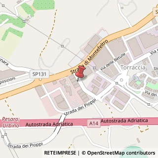 Mappa Strada dei Pioppi, 10, 61122 Pesaro, Pesaro e Urbino (Marche)