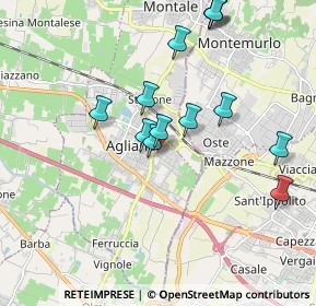 Mappa Via Fosso Nuovo, 51031 Agliana PT, Italia (1.89923)