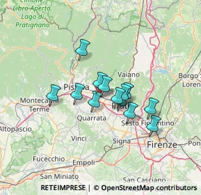 Mappa Via Fosso Nuovo, 51031 Agliana PT, Italia (9.35769)