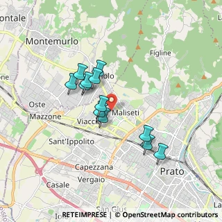 Mappa Via Senio, 59100 Prato PO, Italia (1.46333)