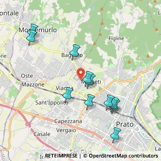 Mappa Via Senio, 59100 Prato PO, Italia (2.12455)