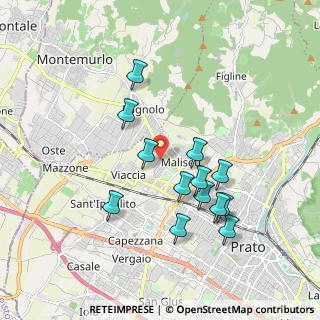 Mappa Via Senio, 59100 Prato PO, Italia (1.79769)