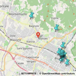 Mappa Via Senio, 59100 Prato PO, Italia (3.40846)