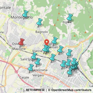 Mappa Via Senio, 59100 Prato PO, Italia (2.3955)