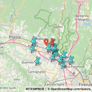 Mappa Via Senio, 59100 Prato PO, Italia (6.45769)
