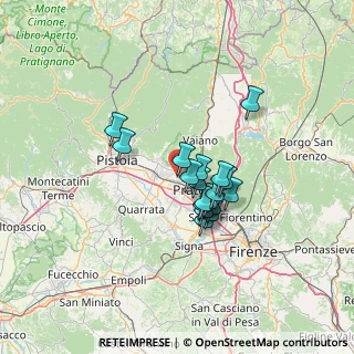 Mappa Via Senio, 59100 Prato PO, Italia (9.68556)