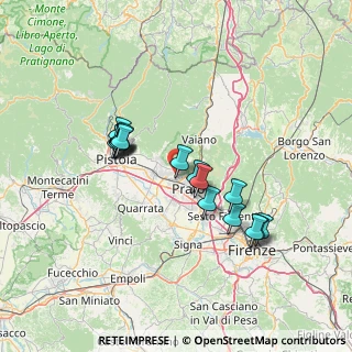 Mappa Via Senio, 59100 Prato PO, Italia (12.7125)