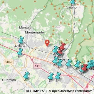 Mappa Via Senio, 59100 Prato PO, Italia (6.203)