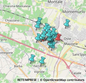 Mappa Via Livorno, 51031 Agliana PT, Italia (1.02368)