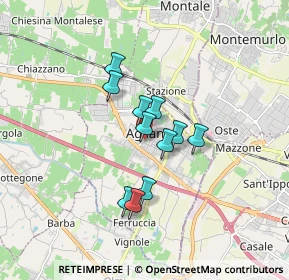 Mappa Via Livorno, 51031 Agliana PT, Italia (1.22545)